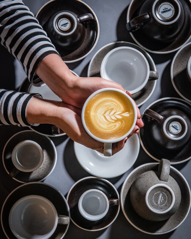 Loveramics - EGG - 200ML CAPPUCCINO CUP - Gunpowder
