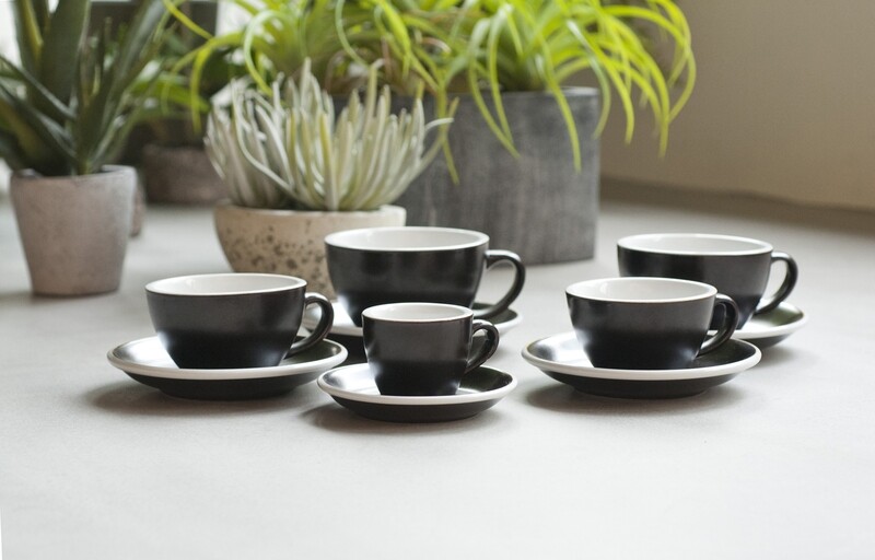 Loveramics - EGG - 250ML CAPPUCCINO CUP &amp; SAUCER - Gunpowder