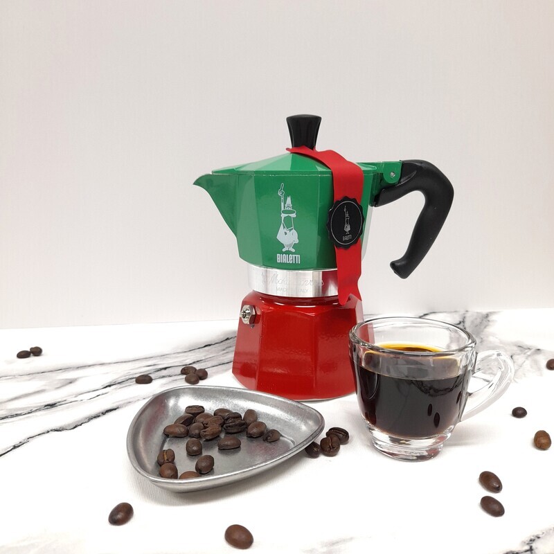 Bialetti Moka Express 3 Cups (Red+Green)