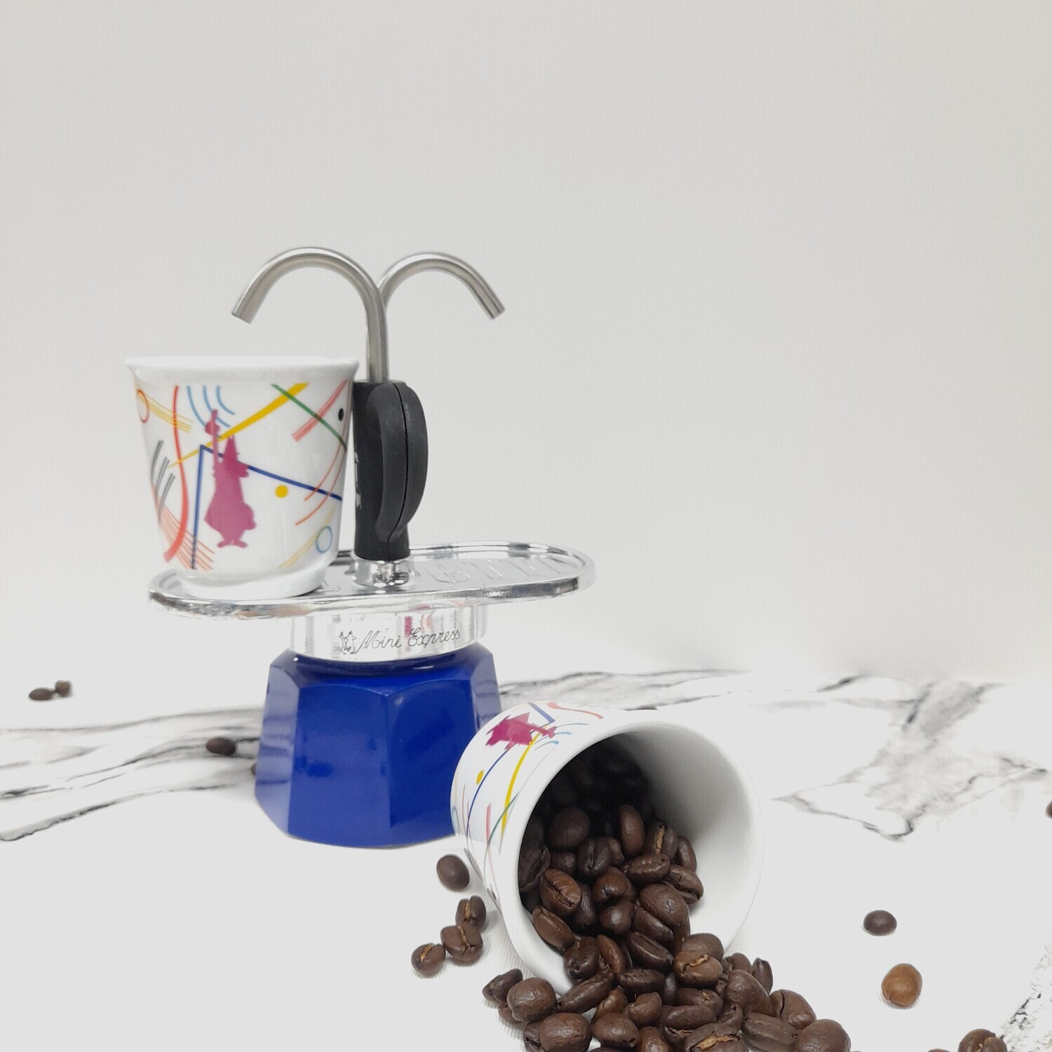 Bialetti Set Mini Express (2cups/Blue)