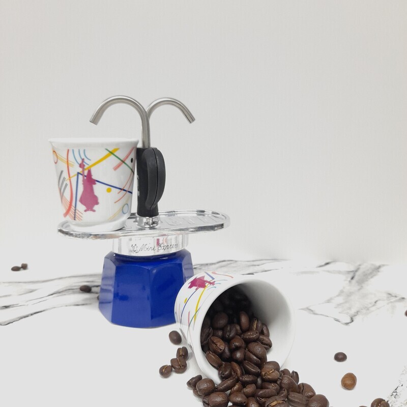 Bialetti Set Mini Express (2cups/Blue)