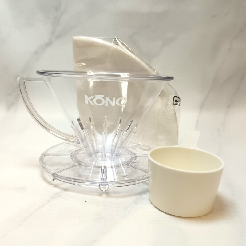 KONO Coffee Dripper 名人 TF-20 (中骨 透明)