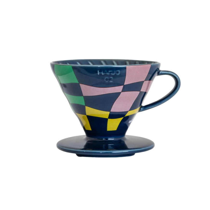 Hario 100週年藝術家收藏版 V60濾杯 - Cadi Lane - Chequered