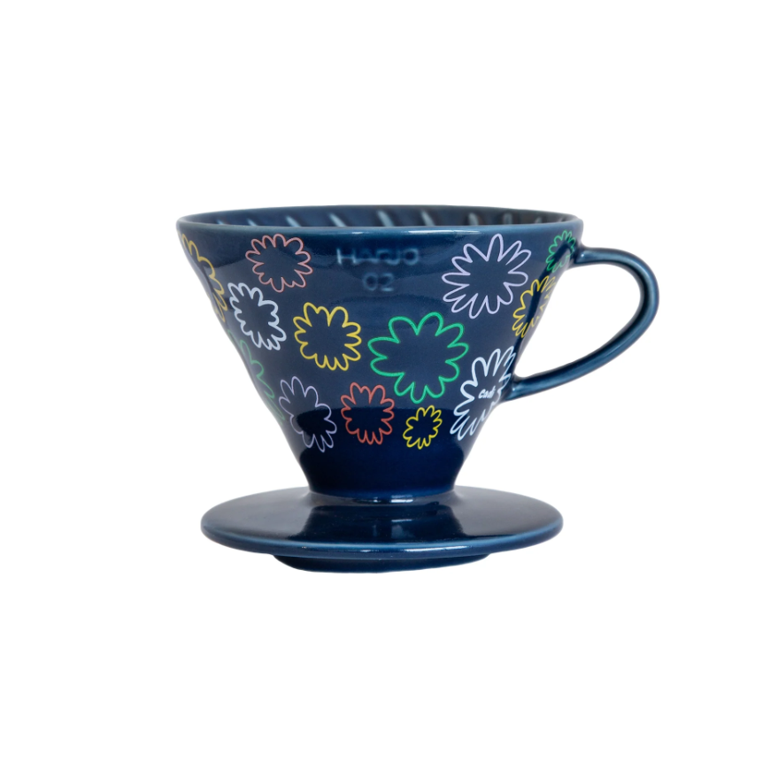 Hario 100週年藝術家收藏版 V60濾杯 - Cadi Lane - Flowers