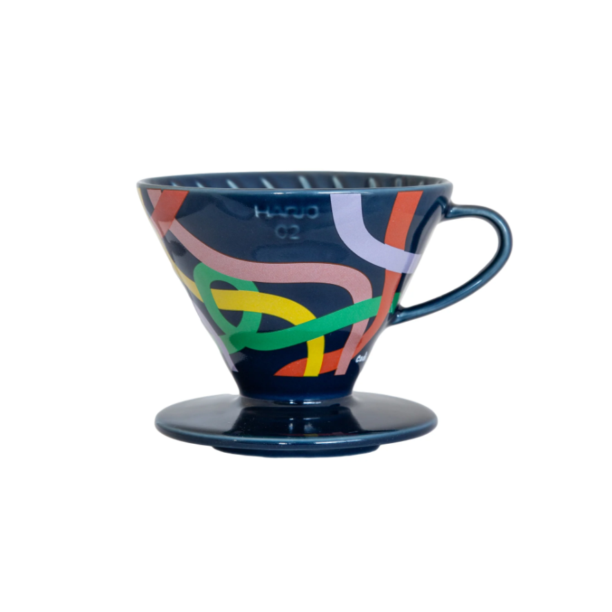 Hario 100週年藝術家收藏版 V60濾杯 - Cadi Lane - Squiggles