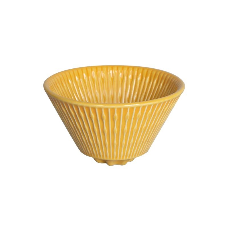 Loveramics Brewers - Flatbed Coffee Dripper (Yellow)