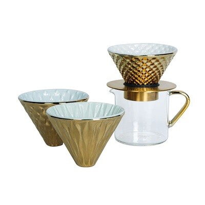LOVERAMICS Brewers - Dripper Set (2023 Special Edition) - Gold