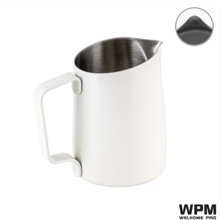 WPM HC7106MW圓嘴 啞白 斜口拉花杯 450cc