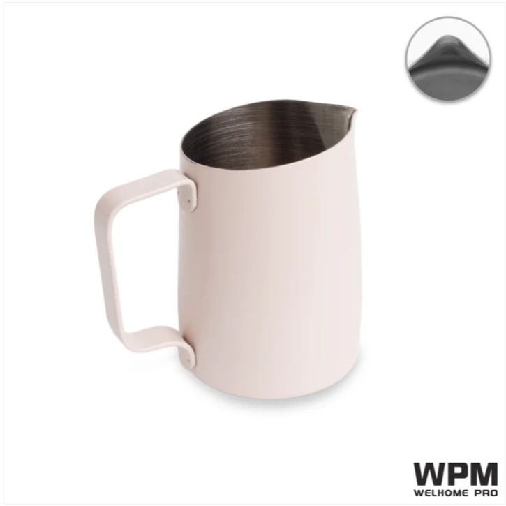 WPM HC7107MG 櫻色 尖嘴斜口拉花杯 450cc