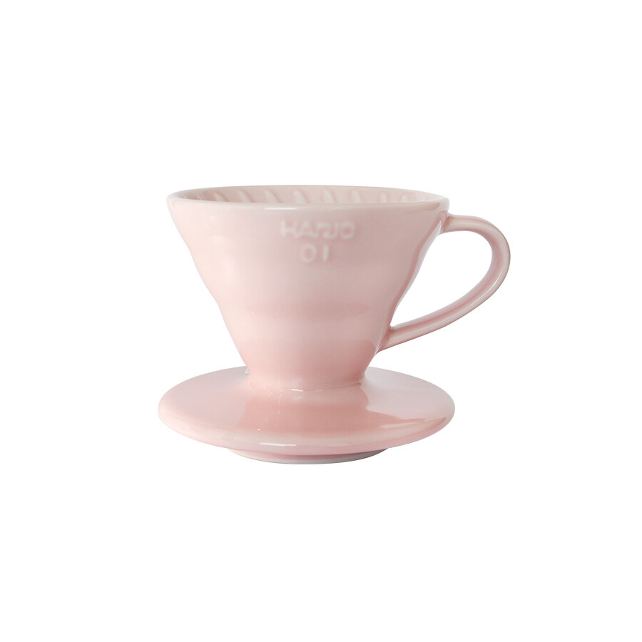 Hario V60彩虹陶瓷濾杯 櫻花粉VDC-01-PPR