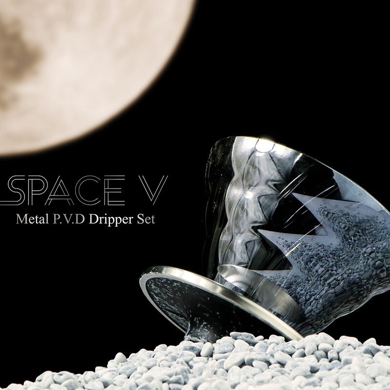 Hario Space V Metal  P.V.D 太空套裝 Dripper Set VGBK-02-SP