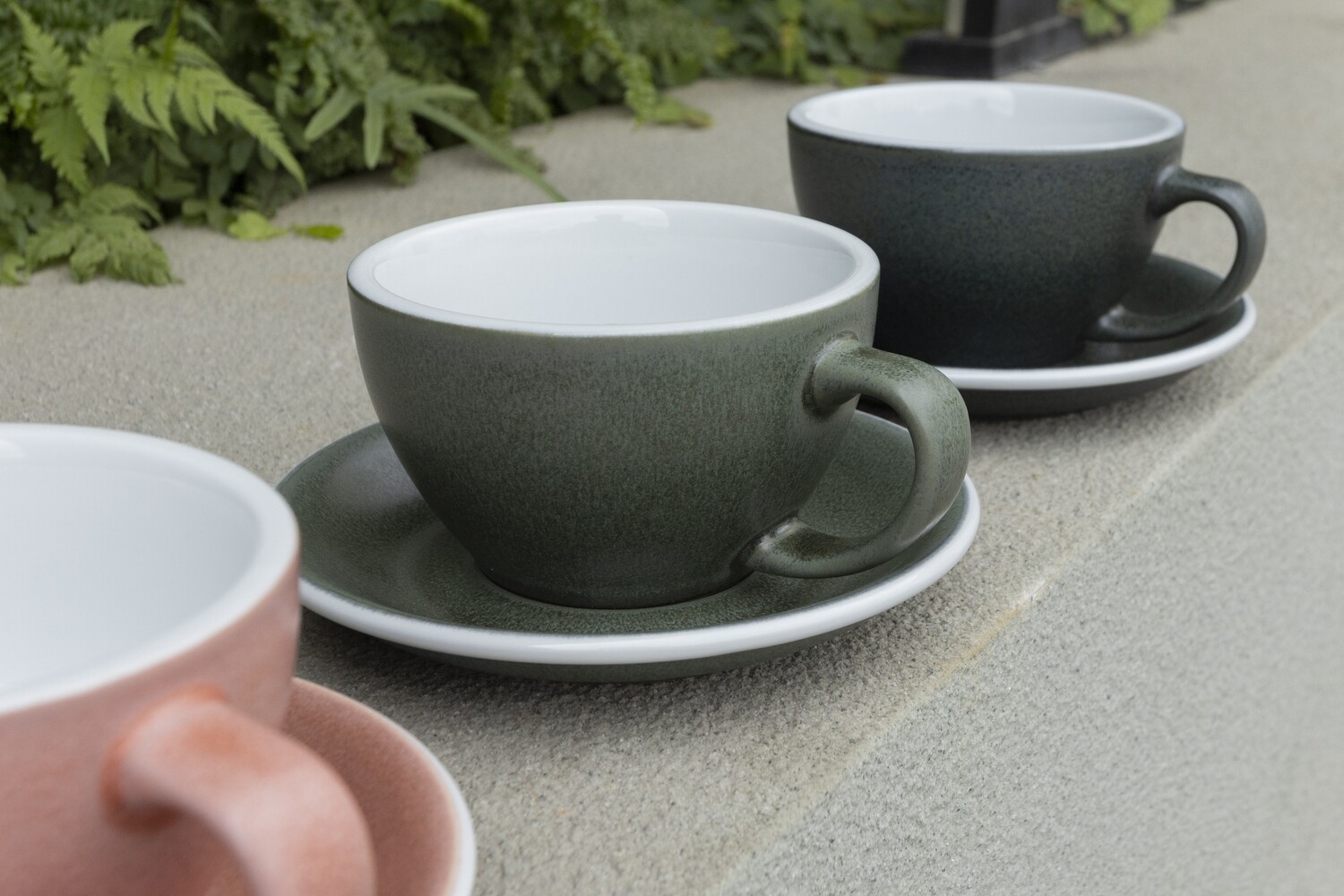 Loveramics - EGG - 200ML CAPPUCCINO CUP - NATURE INSPIRED COLOURS -  Forest