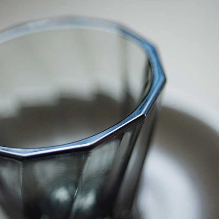Loveramics URBAN GLASS 180ML TWISTED CORTADO GLASS (Black)