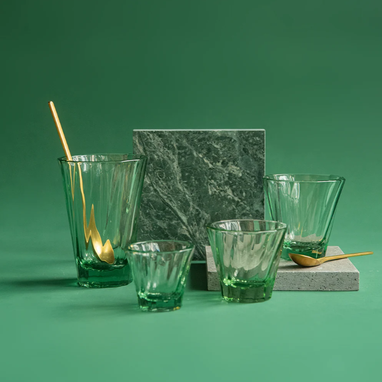 Loveramics URBAN GLASS 180ML TWISTED CORTADO GLASS (Green)