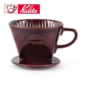 Kalita 102 傳統陶製三孔濾杯 (咖啡色 - 1-4杯用)