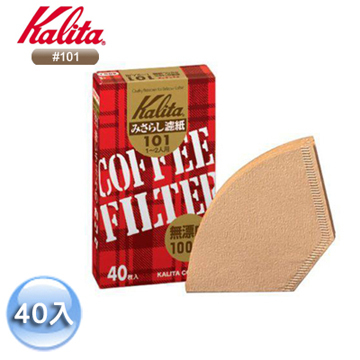 Kalita 101 三孔濾杯專用濾紙 (40入) Coffee Paper Filter