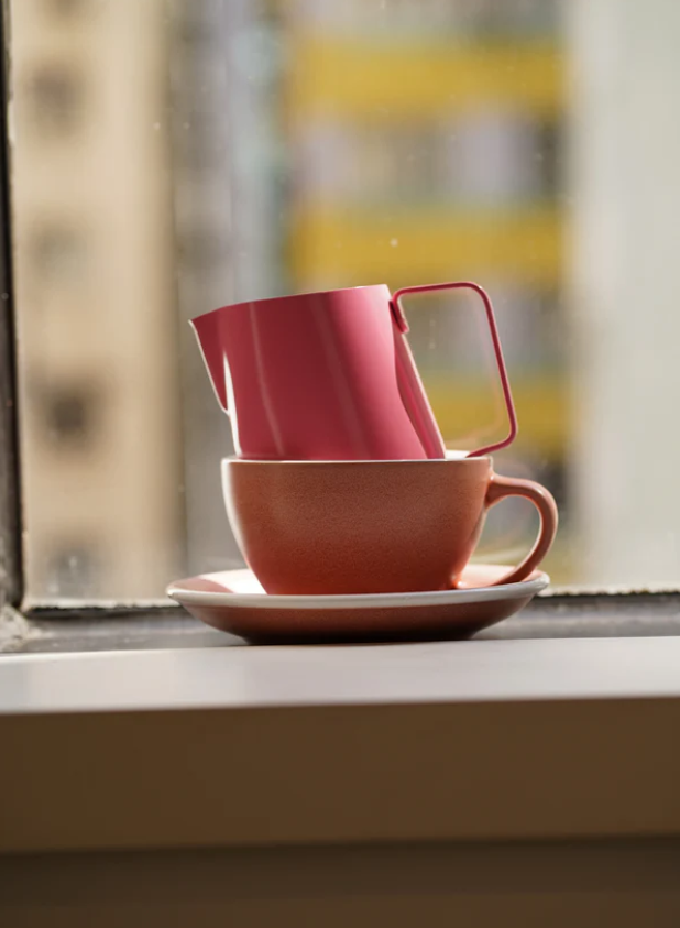 WPM X LOVERAMICS LATTE ART SET (岩朱色 /MATTE PINK)