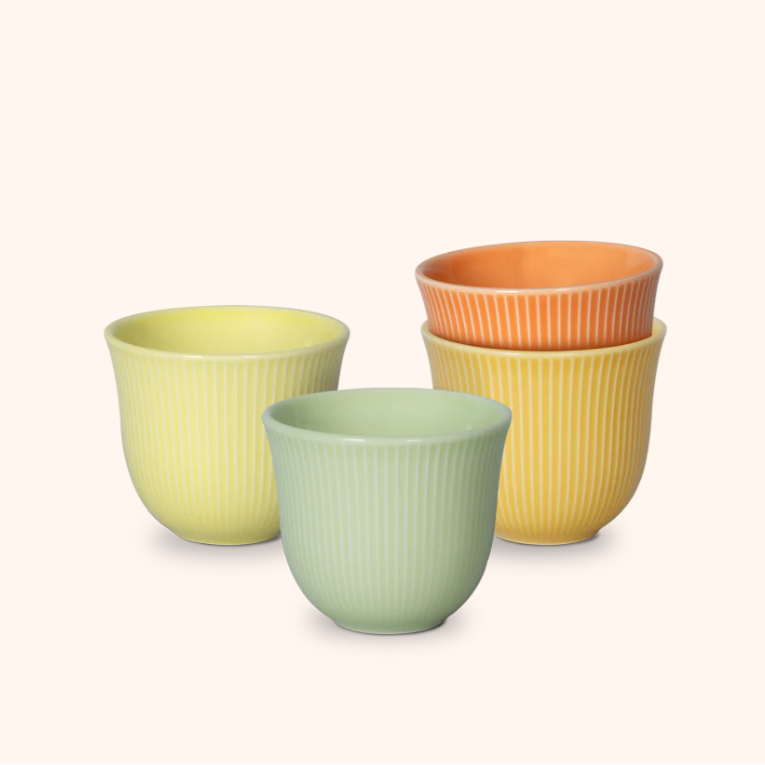 Loveramics Set of 4 Embossed Tasting Cup (Gleam) 250ml