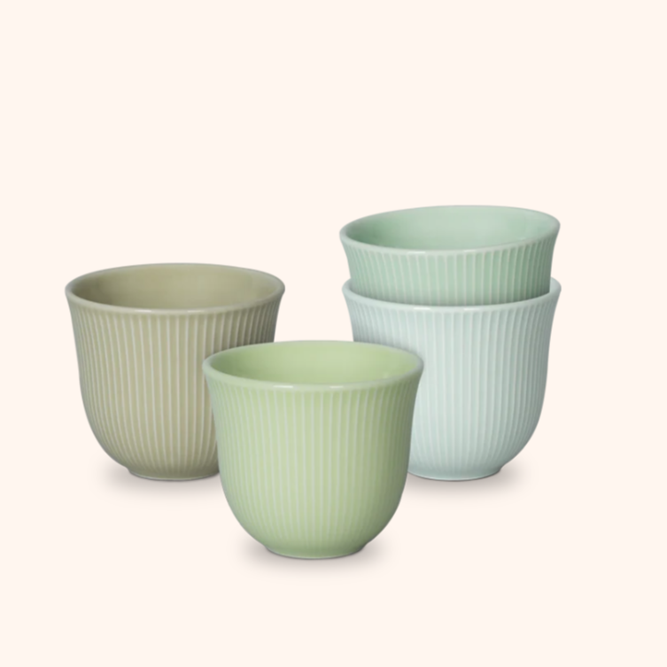 Loveramics Set of 4 Embossed Tasting Cup (Moonbeam) 250ml