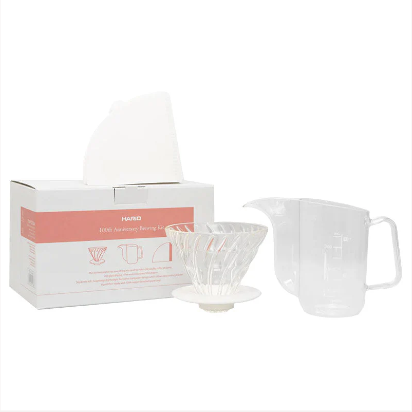 HARIO 100th Anniversary Brewing Kit 100週年紀念套裝 02 玻璃 VDAP-02-BLM