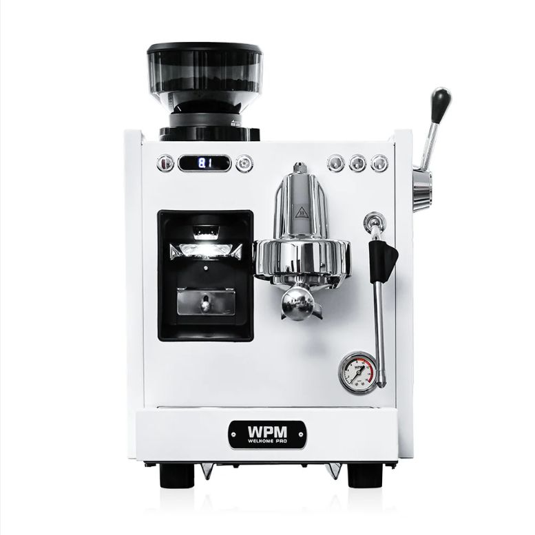 WPM KD-310 GB Grind &amp; Brew Espresso Machine(White)