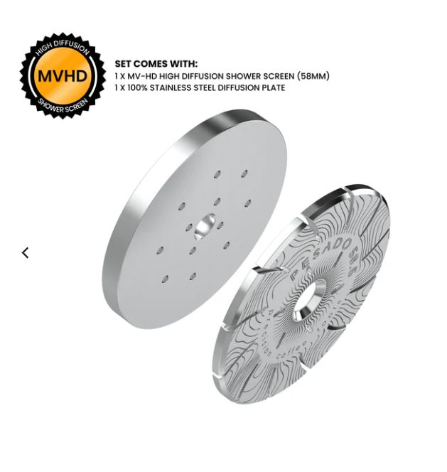 Pesado 58.5 High Diffusion Espresso Shower Screen (MV)