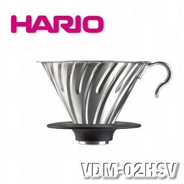 Hario VDM-02HSV V60白金金屬濾杯 (1-4杯用)