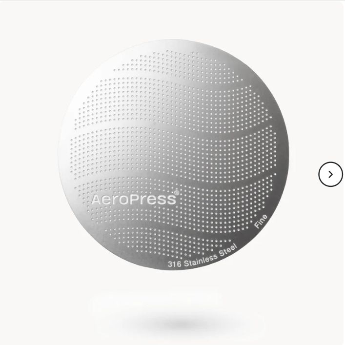 AeroPress Stainless Steel Filter - Standard 美國製 原廠 AeroPress 金屬濾網 (1 Pack,1片裝)