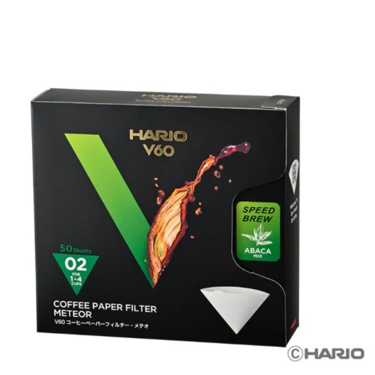 Hario V60白色 02 流星濾紙 50入 盒裝 VCF-02-50-MT