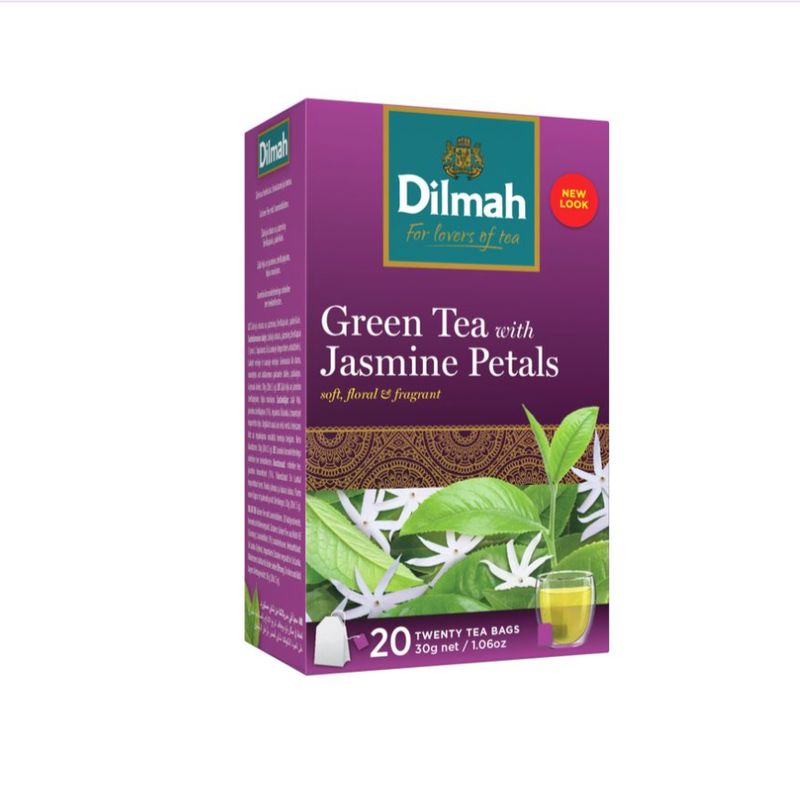 Dilmah Green Tea With Jasmine (20 Tea Bags)