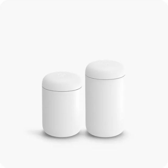 Fellow Carter 隨行真空保溫瓶 12oz 霧面白 - 胖胖杯