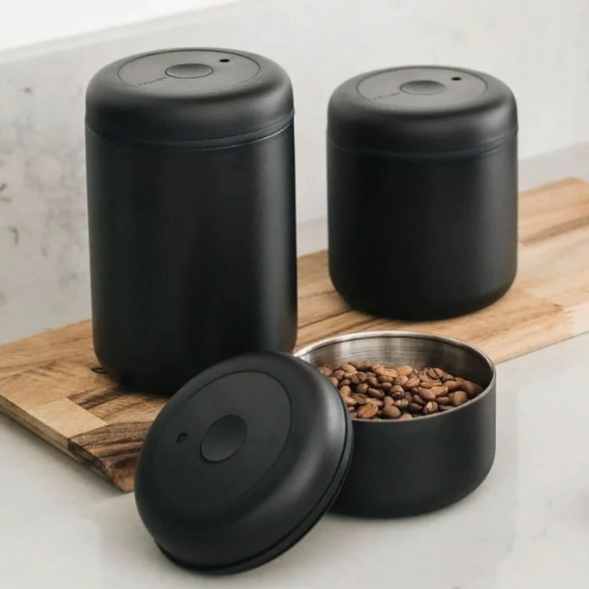 Fellow Atmos 真空密封罐(不鏽鋼/啞光黑) 1.2L