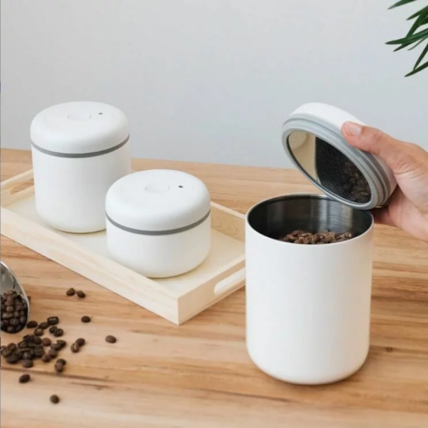 Fellow Atmos 真空密封罐(不鏽鋼/霧面白) 1.2L