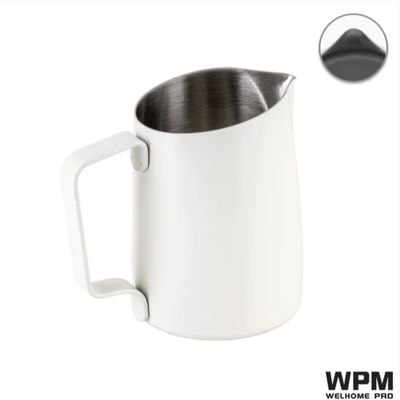 WPM HC7106MW圓嘴 啞白 斜口拉花杯 450cc