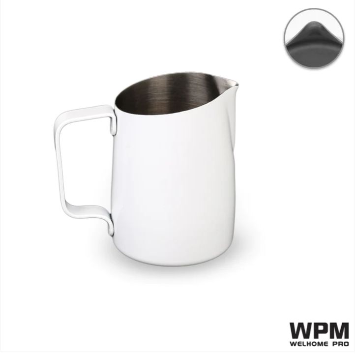 WPM HC7107MW尖嘴 啞白 斜口拉花杯 450cc