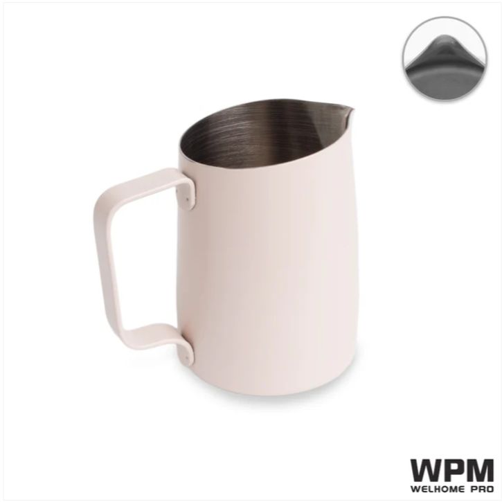 WPM HC7107MG 櫻色 尖嘴斜口拉花杯 450cc