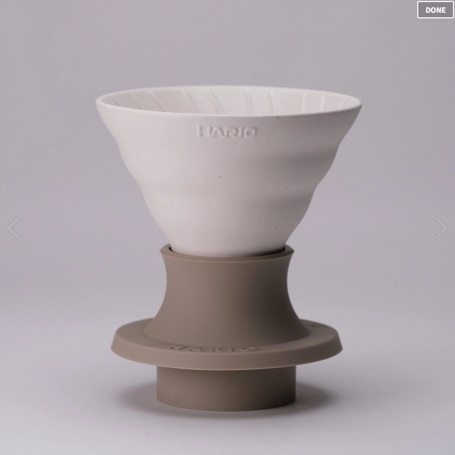 HARIOx陶作坊xAurli奧利 Switch 老岩泥02濾杯(象牙白)