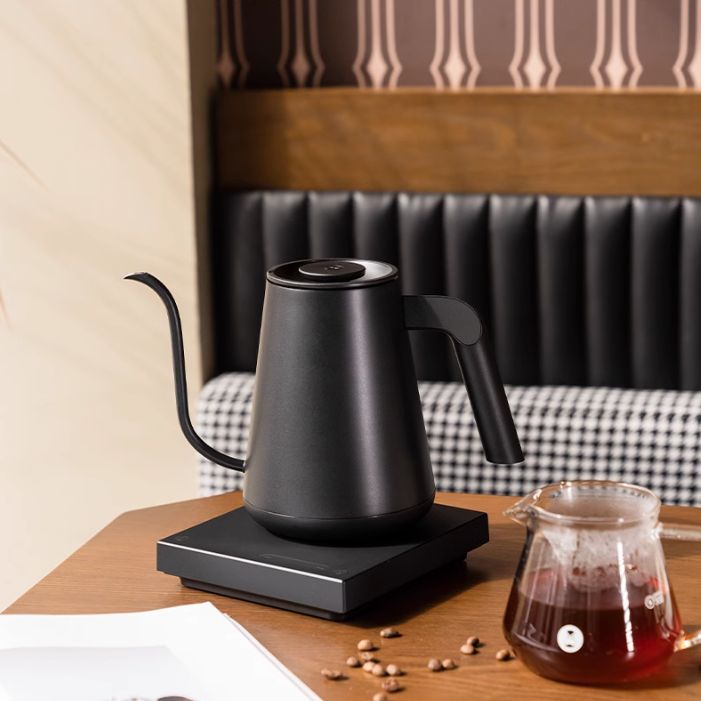 Timemore 泰摩鱼PRO 不鏽鋼家用細口手冲咖啡壺 競賽級溫控壺