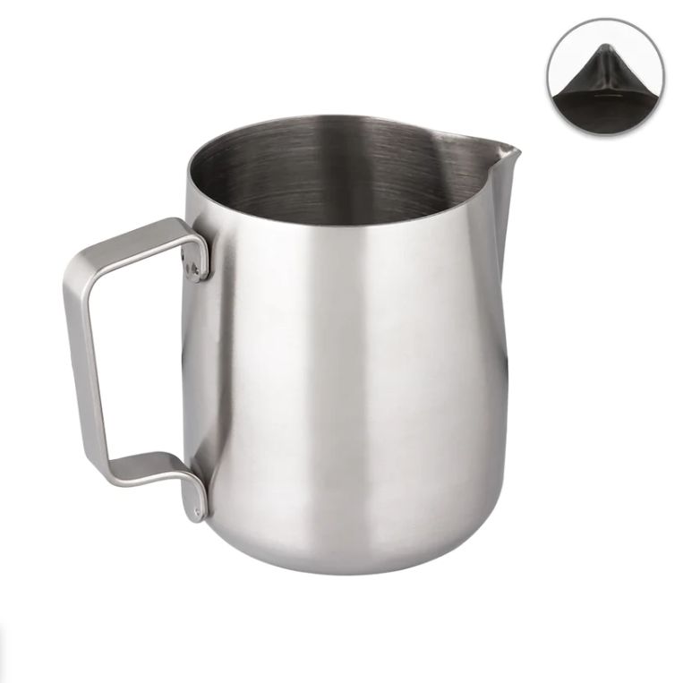 WPM HC7137/HC7130 競賽級奶壺 500ml/600ml, 顏色: 銀色