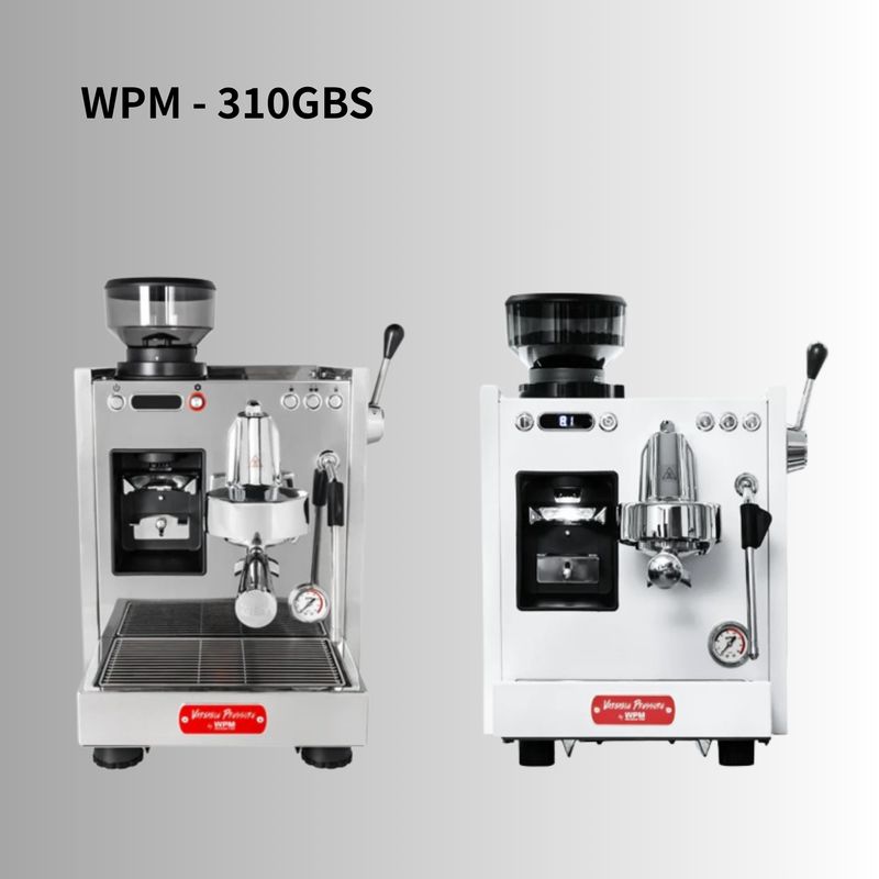 WPM KD-310GBS 研磨沖煮一體意式咖啡機 (可變壓) (白色/銀色)
