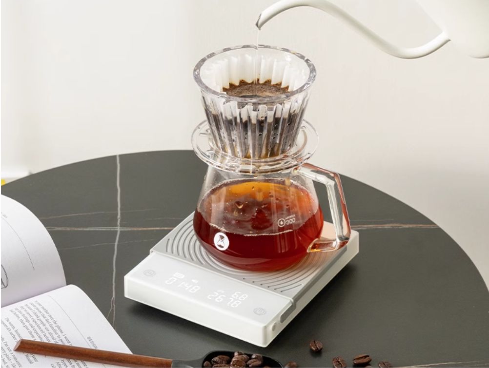 Timemore 泰摩 黑鏡 Basic2 手沖電子秤 白色