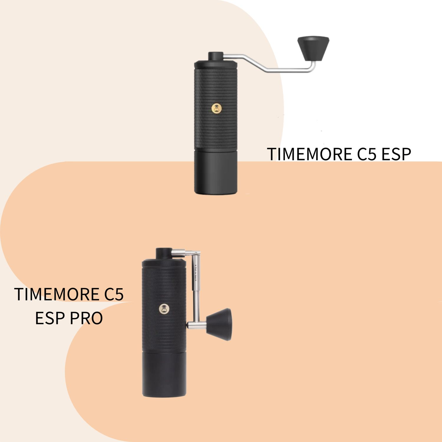 TIMEMORE泰摩 栗子C5 ESP/C5 ESP Pro手搖咖啡磨豆機 (黑色)