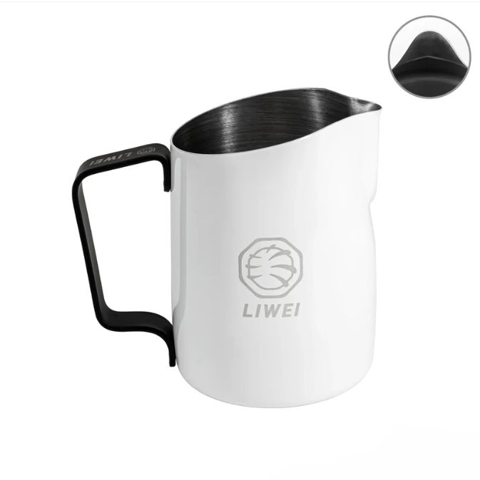 WPM HC7106 圓嘴奶壺限量版 白色黑色手柄 - "Liwei"