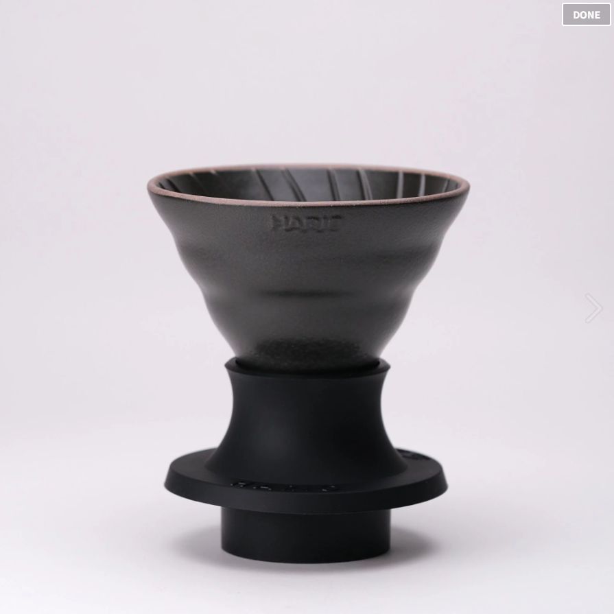 HARIOx陶作坊xAurli奧利 Switch 老岩泥02濾杯(火山黑)