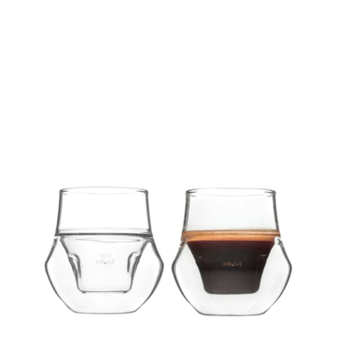 Kruve PROPEL double walled espresso glass set