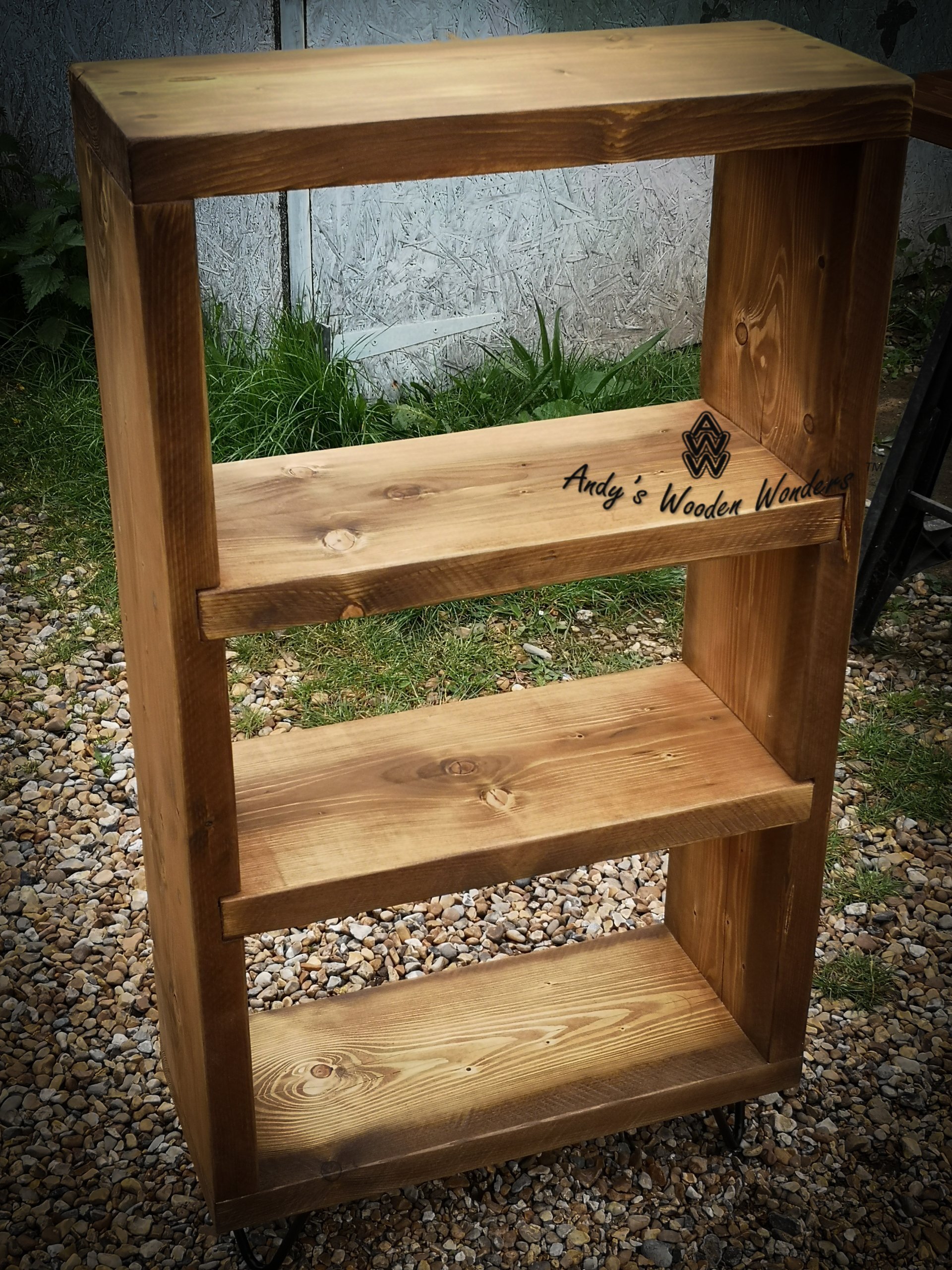 Chunky wood bookcase deals