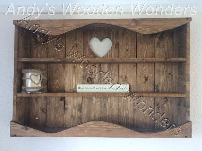 ​Heart Shelf Unit - Hand-made and bespoke
