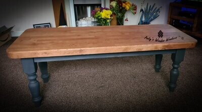Coffee Table - Solid oak top