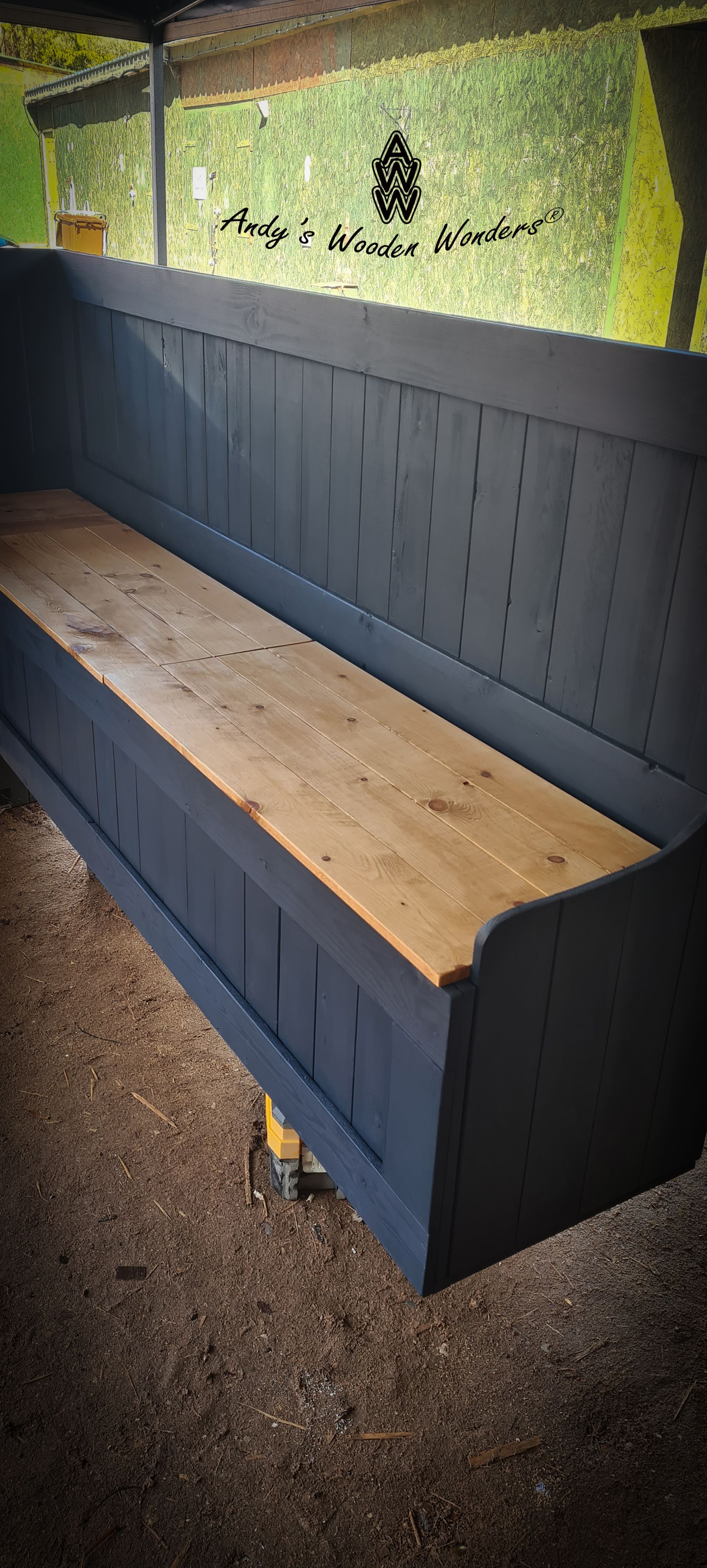 Corner monks on sale bench and table