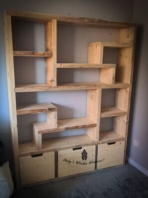 Custom Bookcase / Display Unit - Hand-made AND Made-to-Order